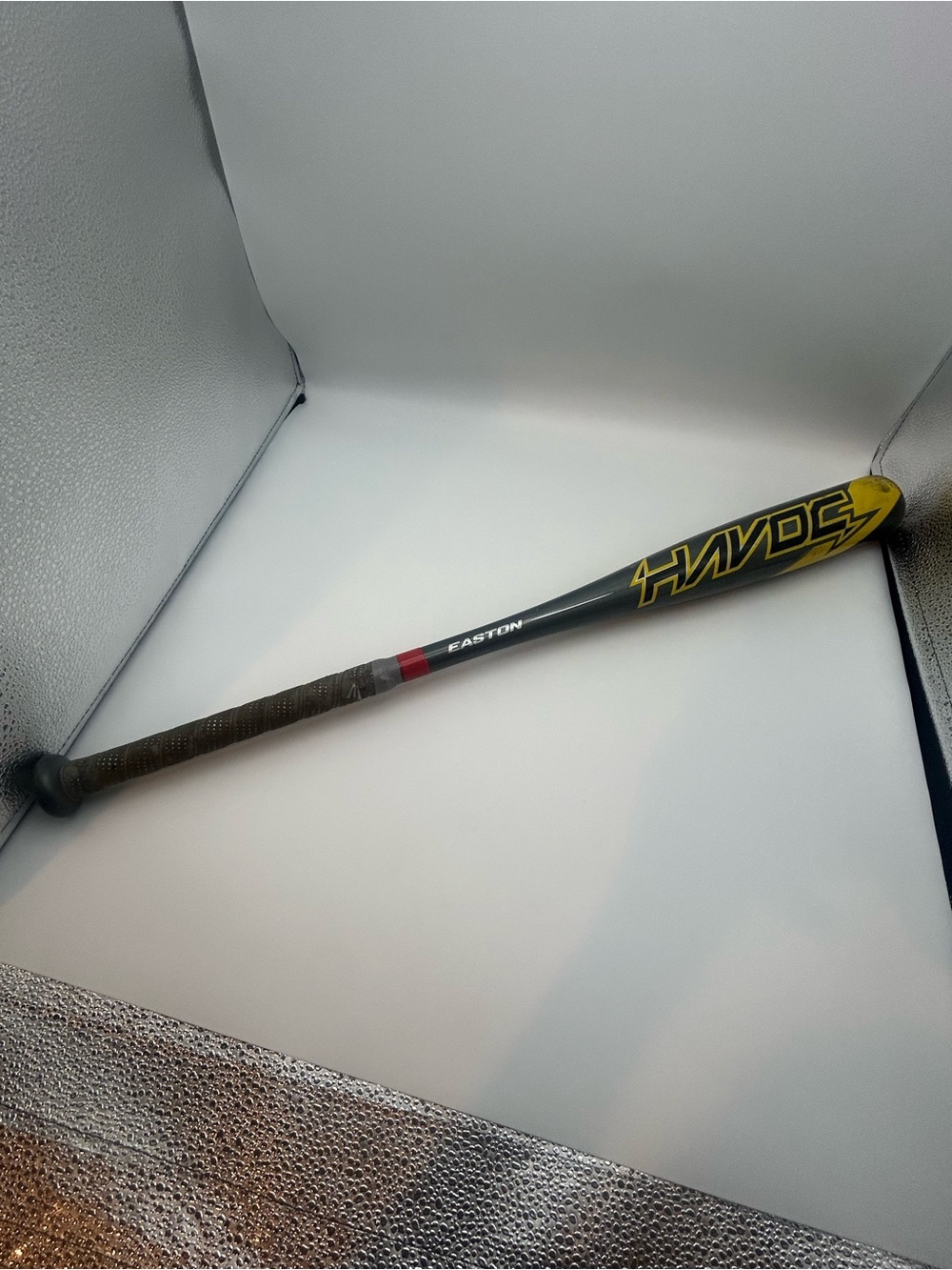 Easton Havoc Baseball Bat 27” -10  - Black and Yellow